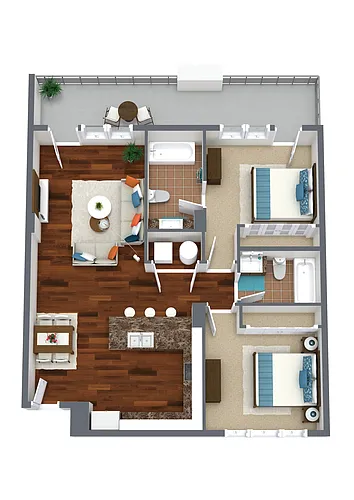 Floor plan PH6