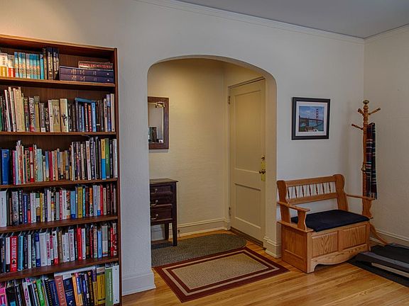 Living room entry archway
