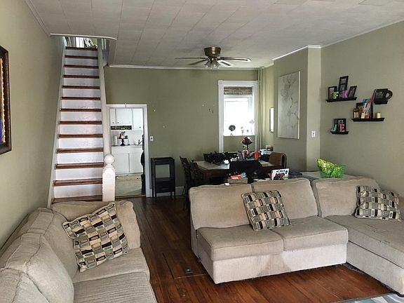 Living room looking into dining room