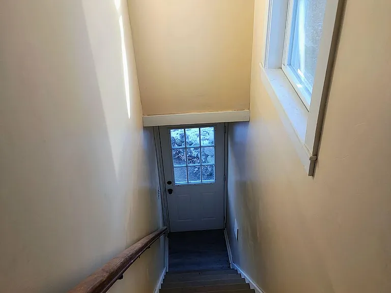 Front door looking down