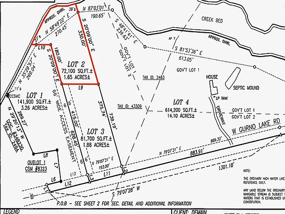 2nd image of Lot 2-3 Gurno Lake Road