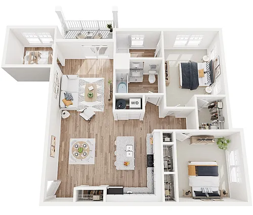 Floor plan Reel Escape