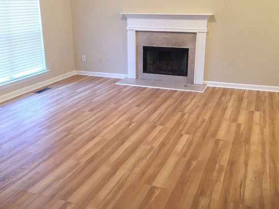 Living room with fireplace