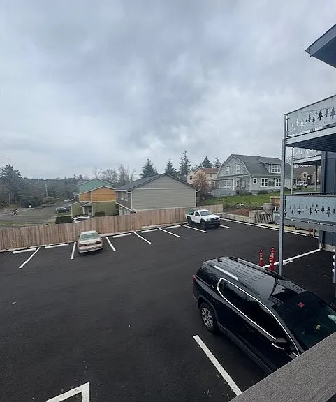 another view of parking lot