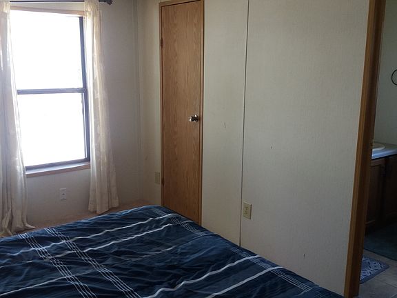 Master Bed includes a walk-in closet.