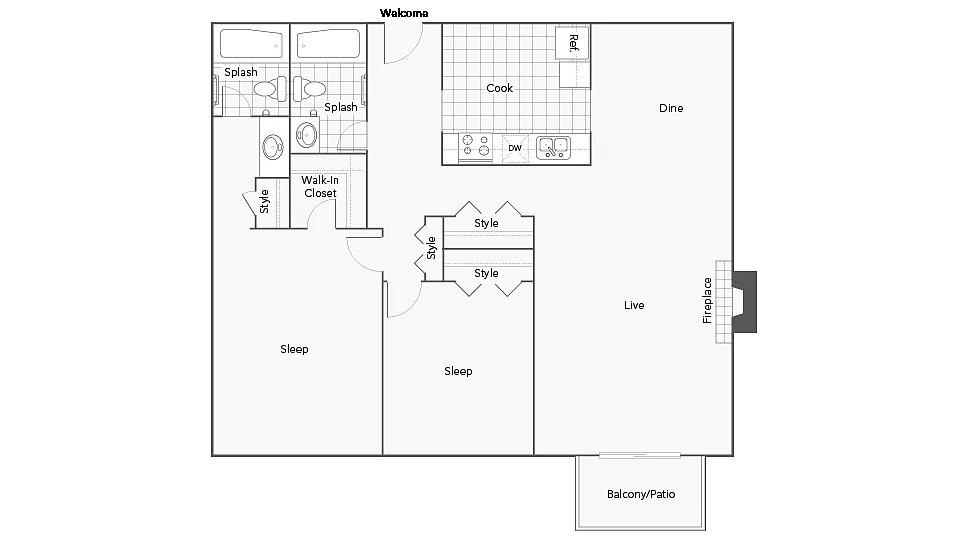 Floor plan Columbia
