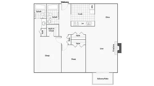 Floor plan Columbia