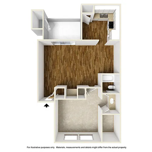 Floor plan Augusta-A1