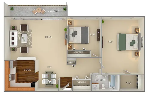 Floor plan Cameron