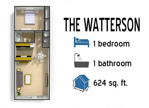 Floor plan The Watterson