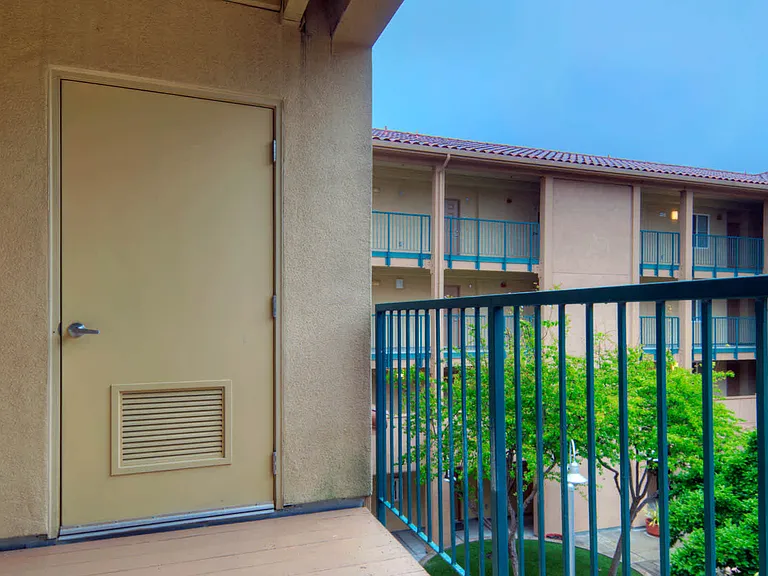 Balcony overlooking the Courtyard