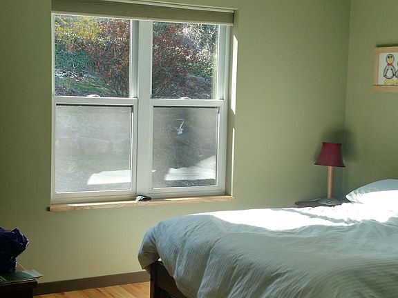 Master bedroom with walk-in closet