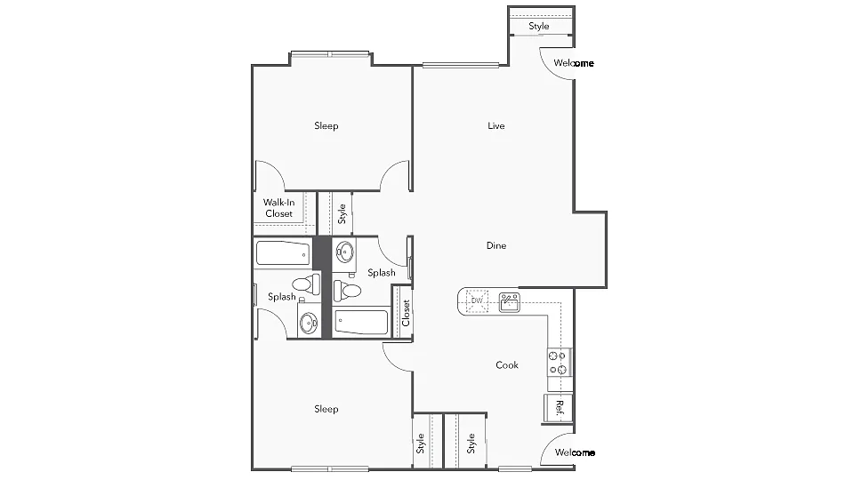 Floor plan Canton