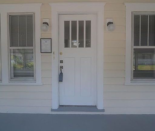 Downstairs Apartment door
