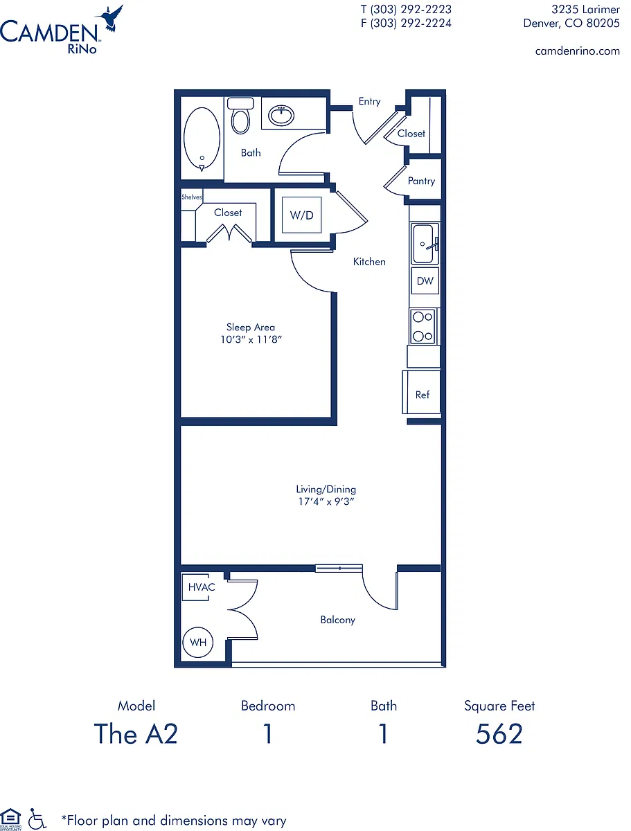 Floor plan The A2