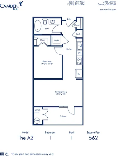Floor plan The A2
