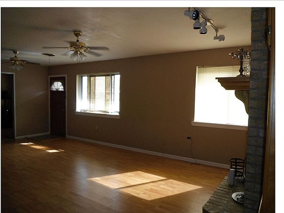 great for entertaining with track lights and fireplace