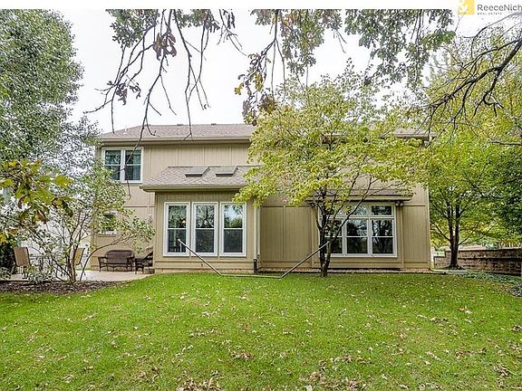 Backs up to the green space.