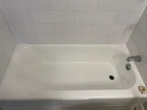 Resurfaced tub