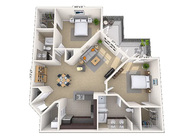 Floor plan Madras