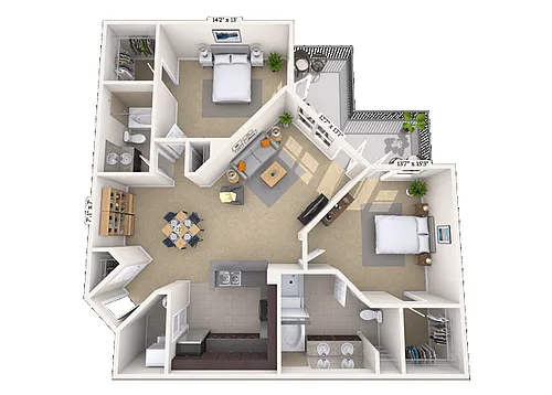 Floor plan Madras