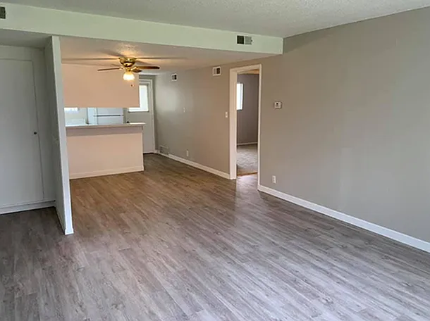 Interior Photo - LR with Plank Flooring