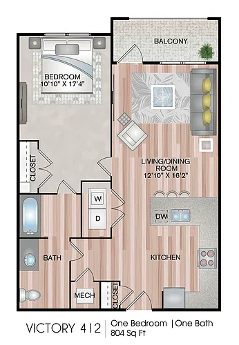 Floor plan Victory 412