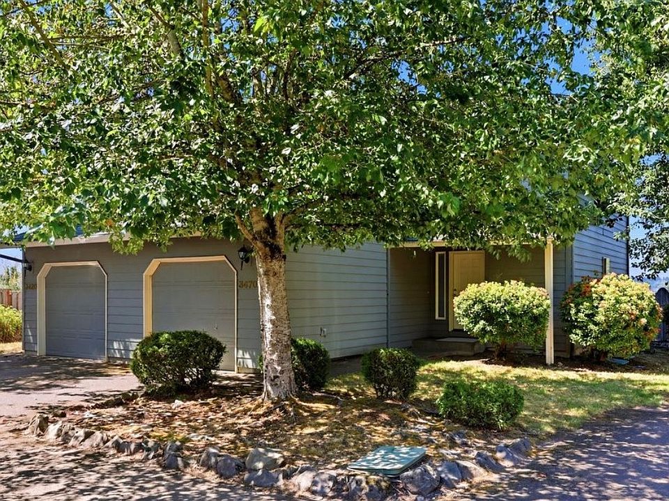 Front of home and yard