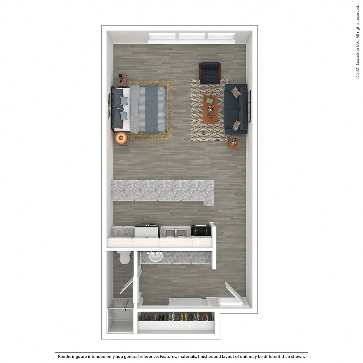 Floor plan Studio