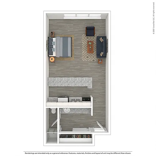 Floor plan Studio