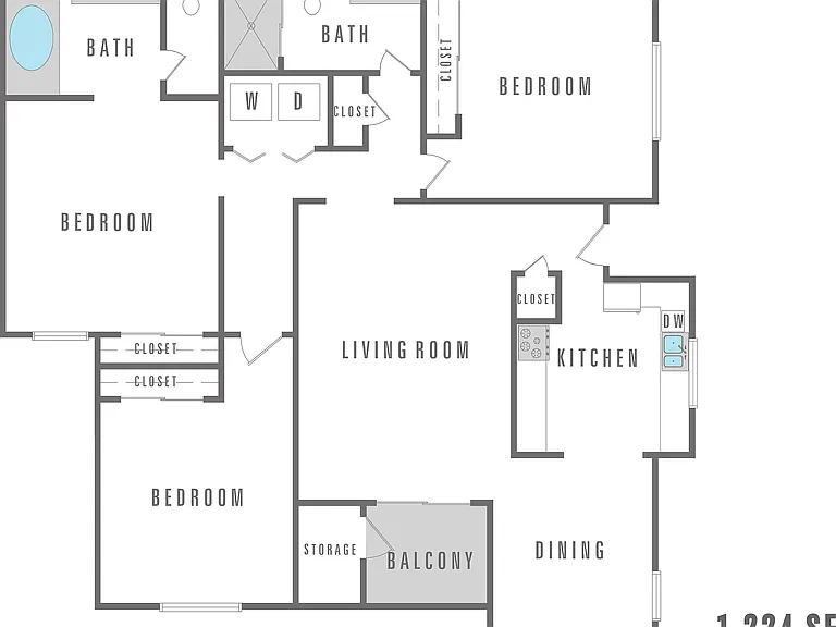 3 Bedroom 2 Bath 3 Bedroom 2 Bath