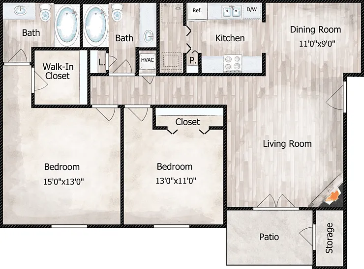 Channing Floorplan Diagram
