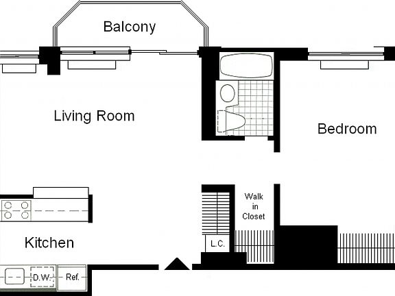 2nd image of 235 W 48th St APT 9M