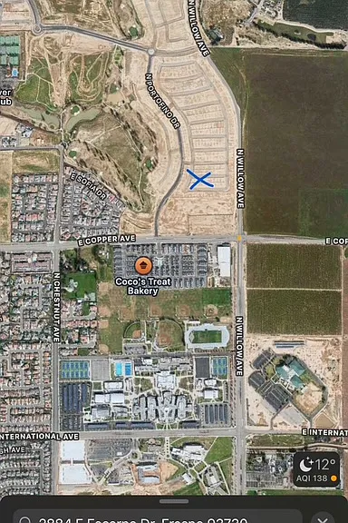 Location at Copper River new development