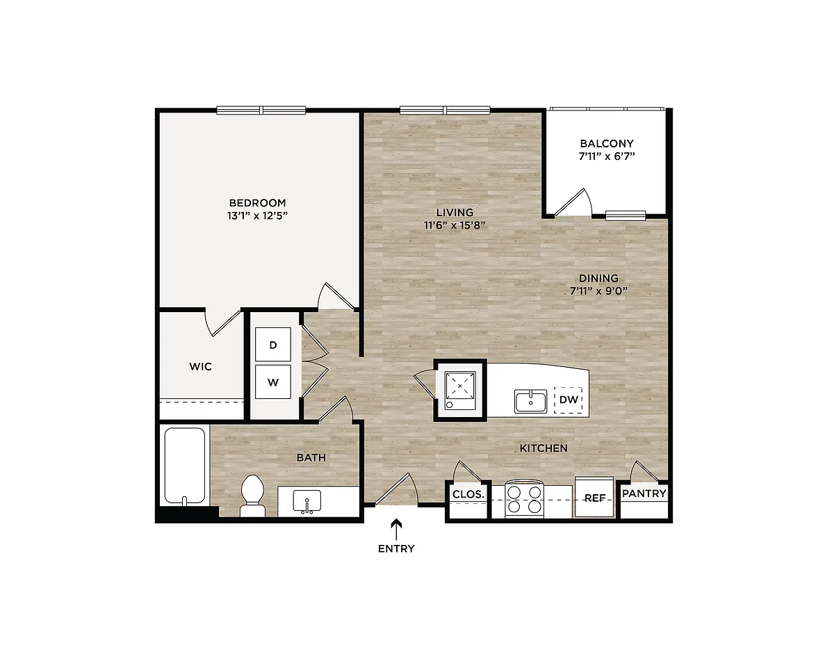Floor plan A5 - Renovated