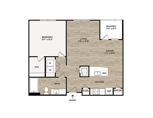 Floor plan A5 - Renovated
