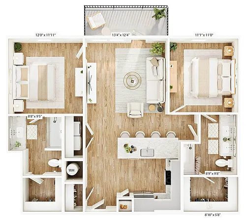 Floor plan B6