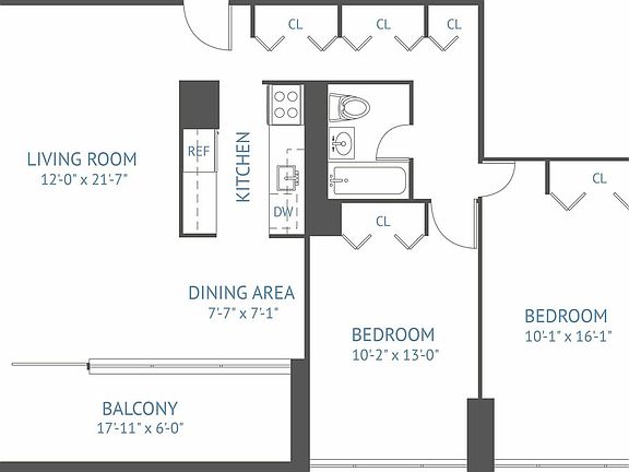 2nd image of 70 W 95th St #23A