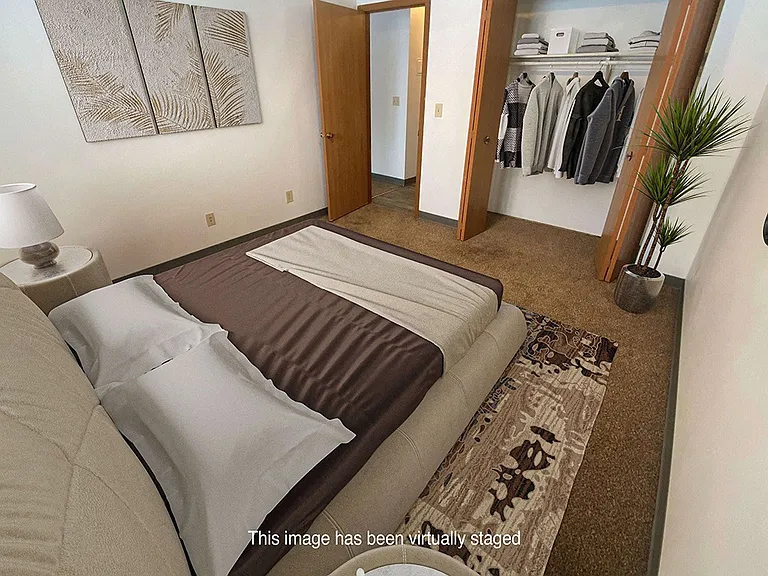 Bedroom with Closet
