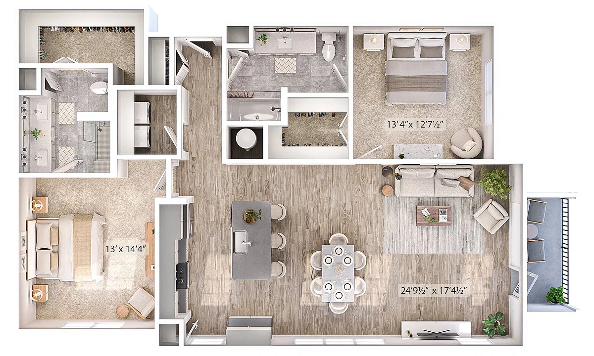 Floor plan B4