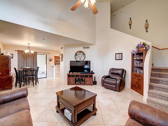 Open Living - 1,221 sq feet total living space with private garage and patio.