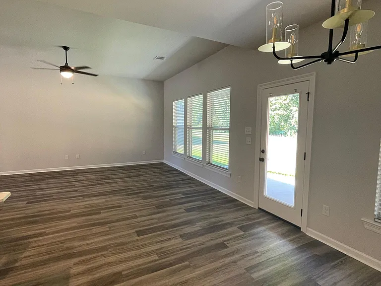 Living area, view from dining area