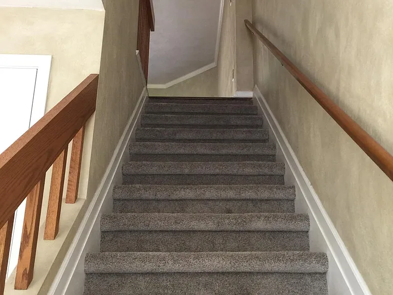 Steps leading up to the main level