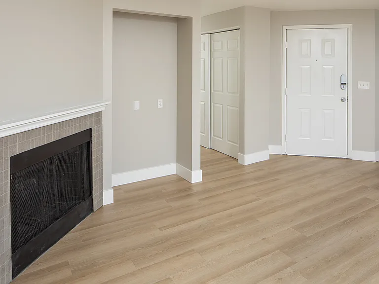 Renovated Living Room with fireplace