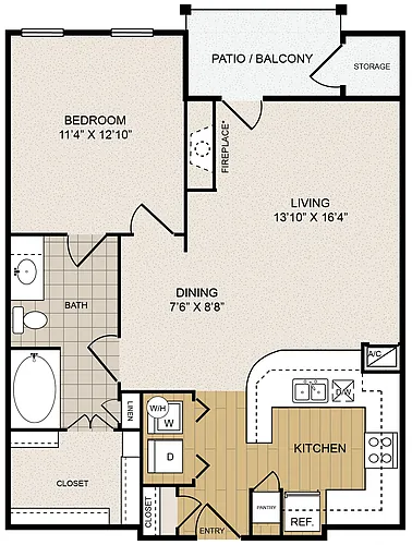 Floor plan Mid-rise A3