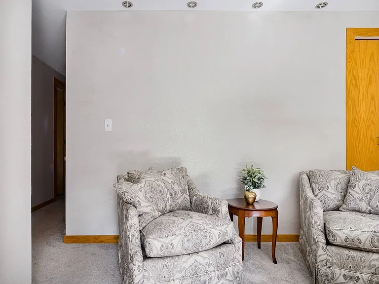 Bright Basement seating area