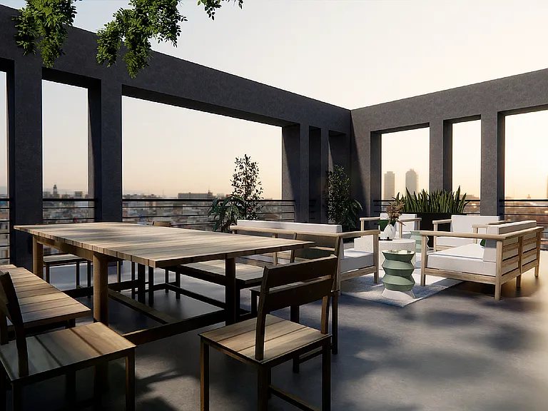 Outdoor Rooftop Lounge