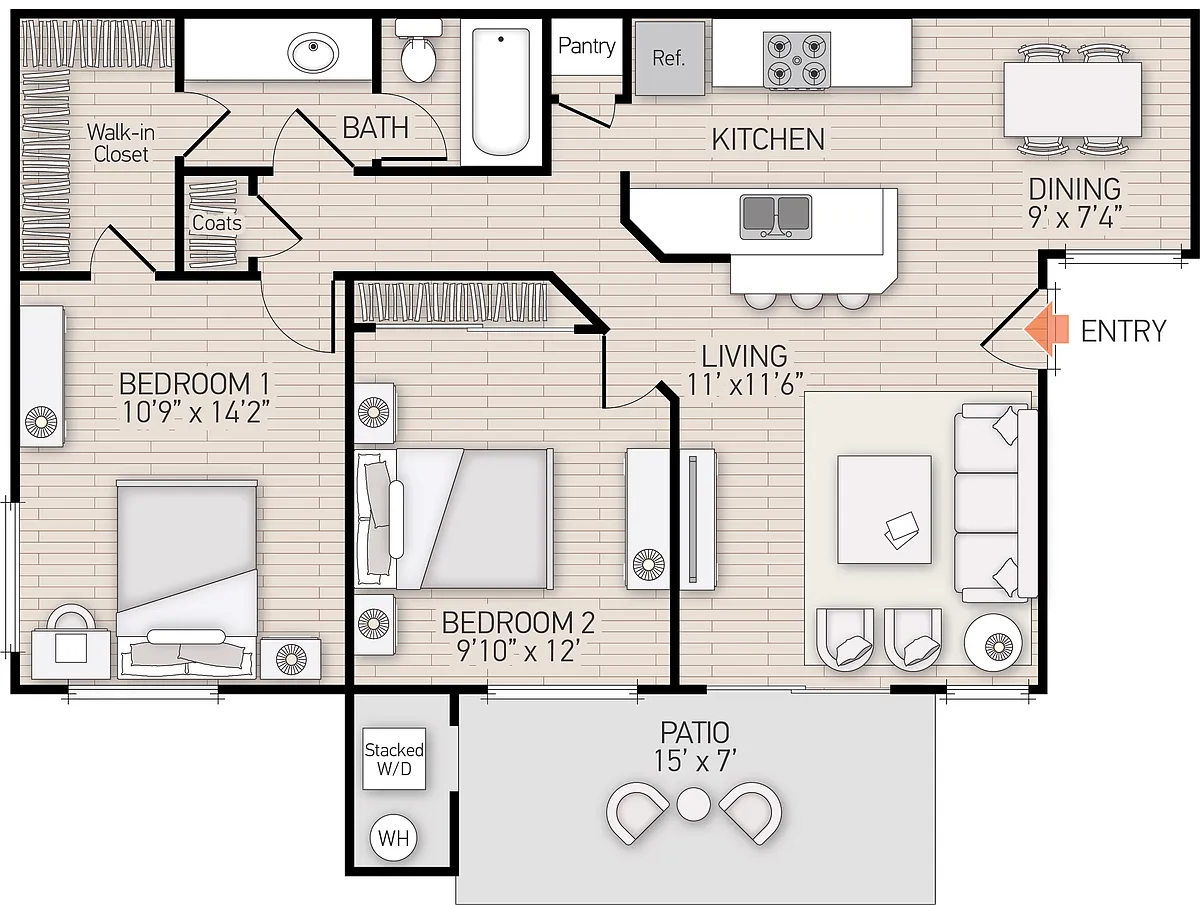 Floor plan Plan B