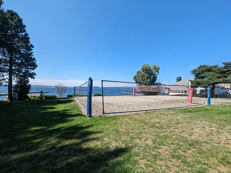 Beach Volleyball at Houghton Beach Park, 1/2 block away!