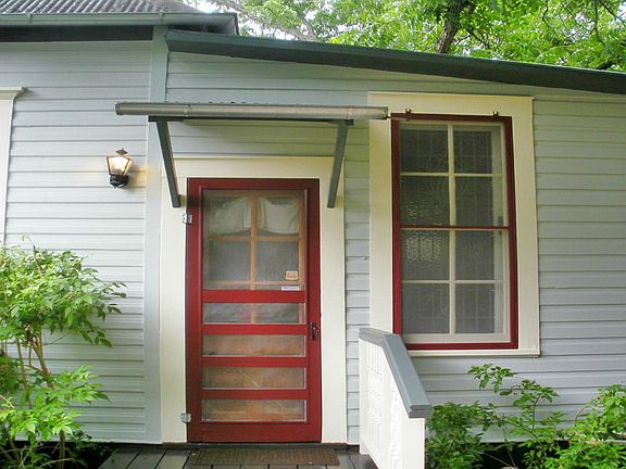 Back door to kitchen